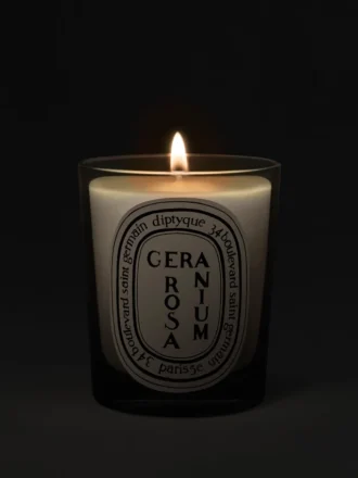 Geranium rosa – klassiskt ljus