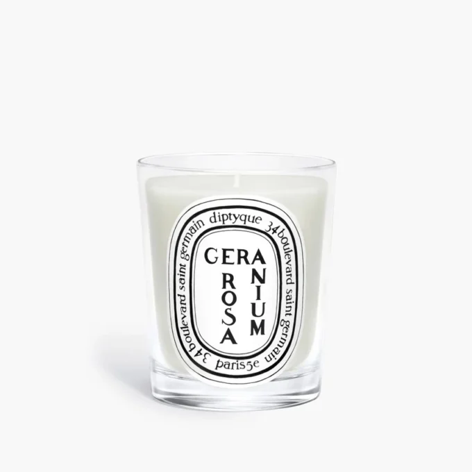 Geranium rosa – klassiskt ljus